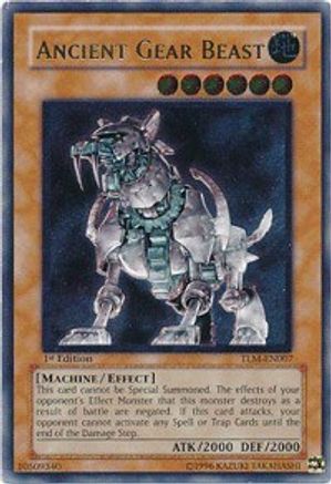 Ancient Gear Beast (UTR) The Lost Millennium TLM-EN007 Damaged Ultimate Rare English Unlimited