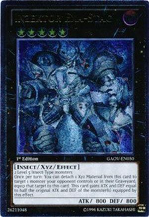 Inzektor Exa-Stag (UTR) Galactic Overlord GAOV-EN050 Near Mint Ultimate Rare English Unlimited