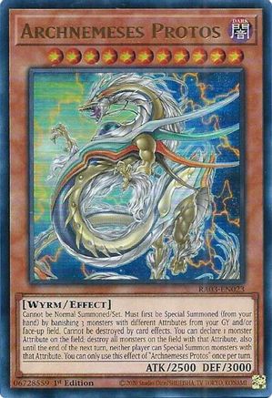 Archnemeses Protos (UR) Quarter Century Bonanza RA03-EN023 Near Mint Ultra Rare English 1st Edition