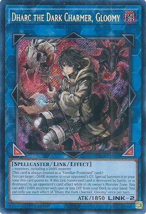 Dharc the Dark Charmer, Gloomy (Secret Rare) Quarter Century Bonanza RA03-EN048 Near Mint Secret Rare English 1st Edition