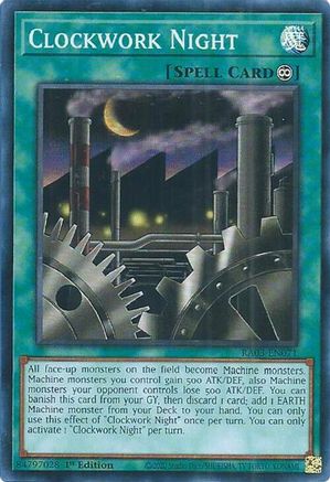 Clockwork Night RA03-EN071 Quarter Century Bonanza 1st Edition Super Rare Near Mint  English