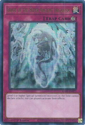 Grave of the Super Ancient Organism RA03-EN077 Quarter Century Bonanza 1st Edition Ultra Rare Near Mint  English