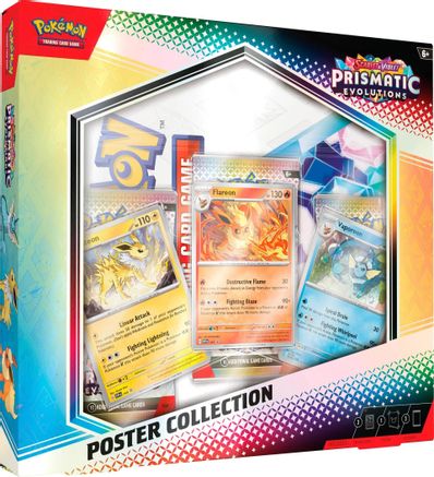 Prismatic Evolutions Poster Collection  Prismatic Evolutions Sealed Near Mint  English