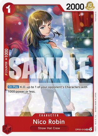 Nico Robin (Reprint) OP05-010 Premium Booster -The Best- Uncommon Near Mint  English