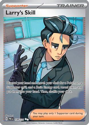 Larry's Skill 139/131 Prismatic Evolutions Ultra Rare Near Mint  English