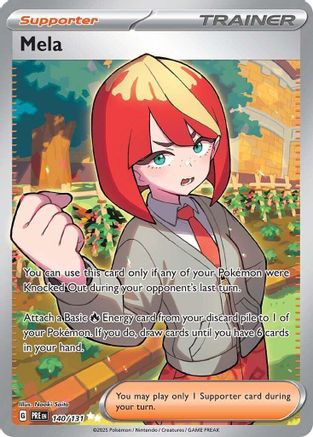 Mela SV: Prismatic Evolutions 140/131 Near Mint Ultra Rare English Holofoil