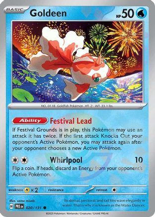 Goldeen (Poke Ball Pattern) SV: Prismatic Evolutions 020/131 Near Mint Common English Holofoil