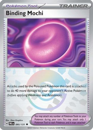 Binding Mochi (Poke Ball Pattern) SV: Prismatic Evolutions 095/131 Near Mint Uncommon English Holofoil
