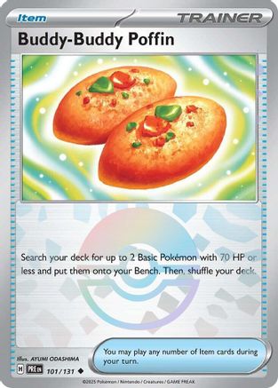 Buddy-Buddy Poffin (Poke Ball Pattern) SV: Prismatic Evolutions 101/131 Near Mint Uncommon English Holofoil