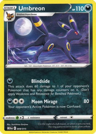 Umbreon McDonald's Promos 2024 009/015 Near Mint Rare English Normal