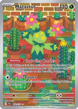 Maractus - 160/159 SV09: Journey Together 160/159 Near Mint Illustration Rare English Holofoil