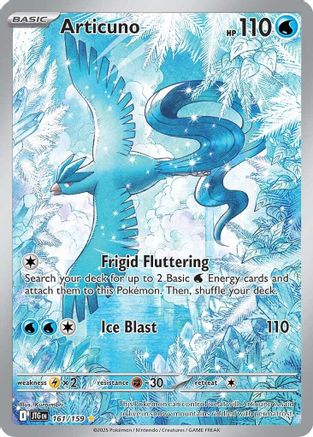 Articuno - 161/159 SV09: Journey Together 161/159 Near Mint Illustration Rare English Holofoil