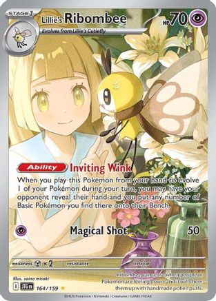 Lillie's Ribombee 164/159 Journey Together Illustration Rare Near Mint  English