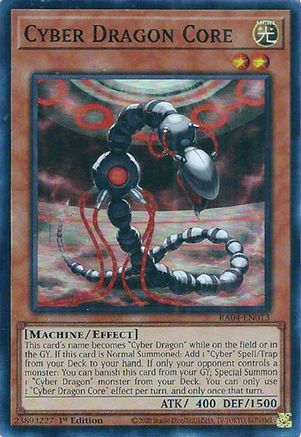 Cyber Dragon Core Quarter Century Stampede RA04-EN013 Near Mint Super Rare English 1st Edition
