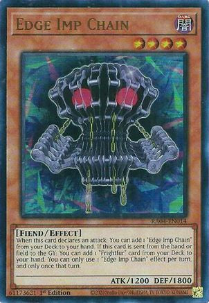 Edge Imp Chain (UR) Quarter Century Stampede RA04-EN014 Near Mint Ultra Rare English 1st Edition