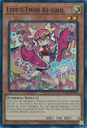 Live Twin Ki-sikil Quarter Century Stampede RA04-EN035 Near Mint Super Rare English 1st Edition