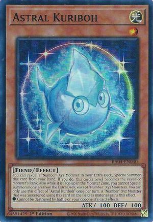 Astral Kuriboh Quarter Century Stampede RA04-EN040 Near Mint Super Rare English 1st Edition