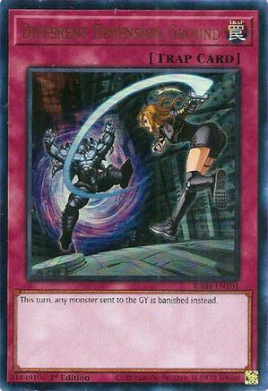 Different Dimension Ground (UR) Quarter Century Stampede RA04-EN101 Near Mint Ultra Rare English 1st Edition