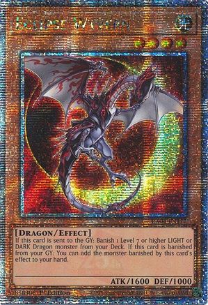 Eclipse Wyvern (Quarter Century Secret Rare) Quarter Century Stampede RA04-EN177 Near Mint Quarter Century Secret Rare English 1st Edition