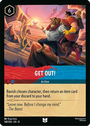 Get Out! 148/204 Reign of Jafar Uncommon Near Mint  English