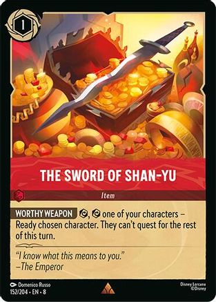The Sword of Shan Yu 152/204 Reign of Jafar Rare Near Mint  English