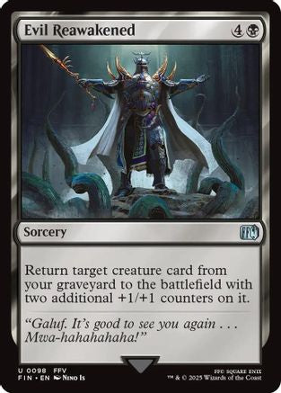 Evil Reawakened #98 Final Fantasy Uncommon Foil Near Mint  English