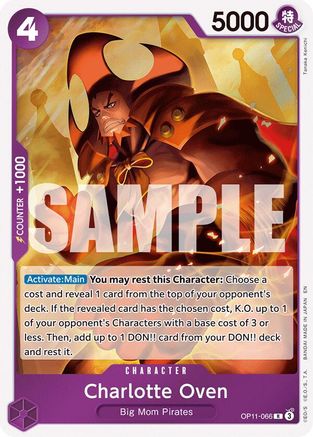 Charlotte Oven OP11-066 A Fist of Divine Speed Rare Foil Near Mint  English