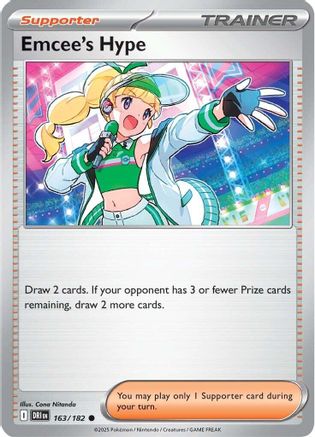 Emcee's Hype 163/182 Destined Rivals Reverse Holo Near Mint  English