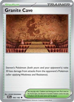 Granite Cave 166/182 Destined Rivals Reverse Holo Near Mint  English