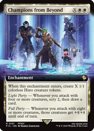 Champions from Beyond (Extended Art) #101 Commander: Final Fantasy Rare Foil Near Mint  English