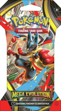 Mega Evolution Sleeved Booster Pack  Mega Evolution Base Set Sealed Near Mint  English