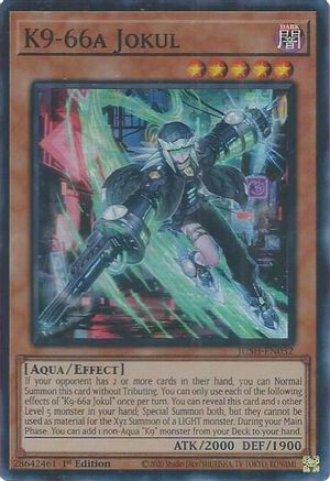 K9-66a Jokul JUSH-EN032 Justice Hunters 1st Edition Super Rare Near Mint  English