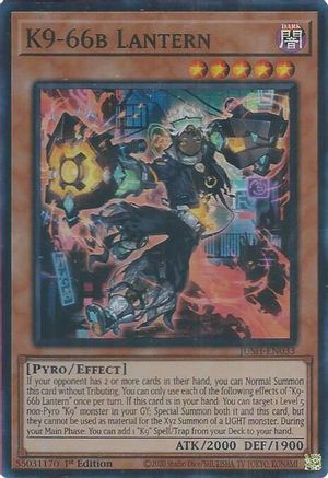 K9-66b Lantern JUSH-EN033 Justice Hunters 1st Edition Super Rare Near Mint  English