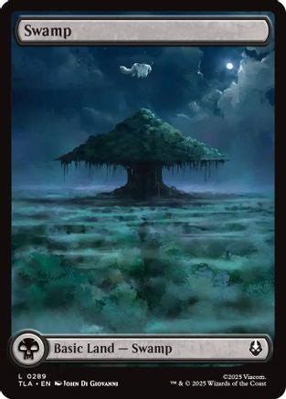 Swamp #289 Avatar The Last Airbender Land Foil Near Mint  English