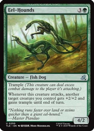 Eel-Hounds #250 Avatar The Last Airbender Eternal Uncommon Foil Near Mint  English