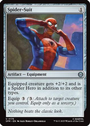 Spider-Suit #176 Marvel's Spider-Man Uncommon Foil Near Mint  English