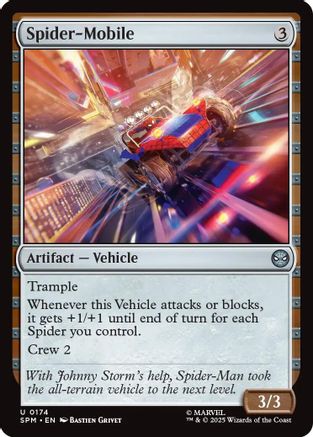 Spider-Mobile #174 Marvel's Spider-Man Uncommon Foil Near Mint  English