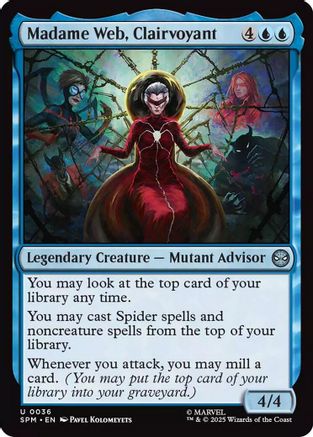 Madame Web, Clairvoyant #36 Marvel's Spider-Man Uncommon Foil Near Mint  English