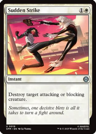 Sudden Strike #19 Marvel's Spider-Man Uncommon Foil Near Mint  English