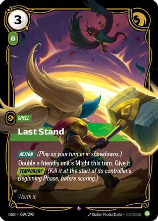 Last Stand 069/298 Riftbound Origins Rare Near Mint  English
