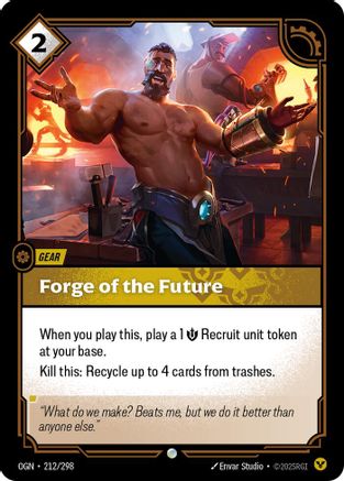 Forge of the Future 212/298 Riftbound Origins Common Foil Near Mint  English