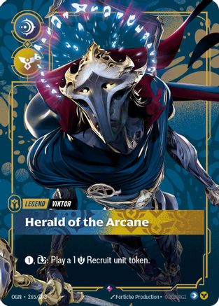 Viktor - Herald of the Arcane 265/298 Riftbound Origins Rare Near Mint  English