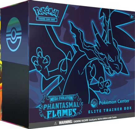 Phantasmal Flames Elite Trainer Box (Pokemon Center)  Phantasmal Flames Sealed Near Mint  English