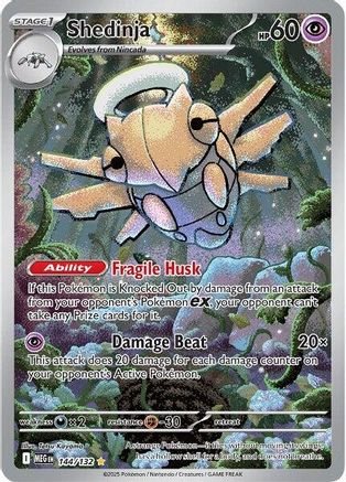 Shedinja 144/132 Mega Evolution Base Set Illustration Rare Near Mint  English