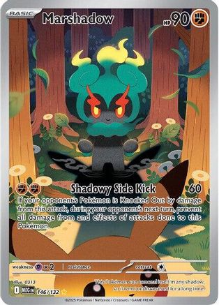 Marshadow 146/132 Mega Evolution Base Set Illustration Rare Near Mint  English