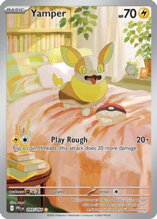 Yamper 099/094 Phantasmal Flames Illustration Rare Near Mint  English