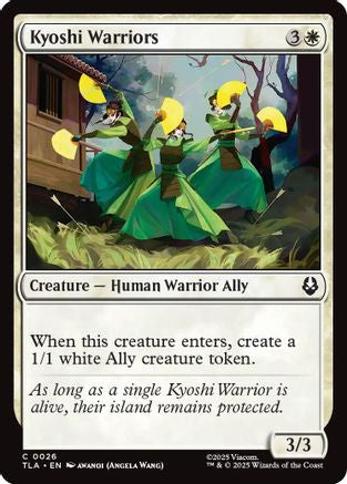 Kyoshi Warriors #26 Avatar The Last Airbender Common Foil Near Mint  English