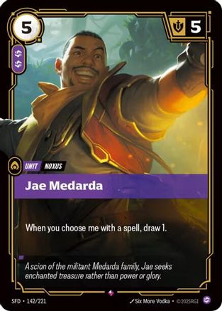 Jae Medarda 142/221 Spiritforged Rare Near Mint  English