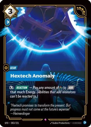 Hextech Anomaly 083/221 Spiritforged Rare Near Mint  English