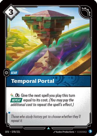Temporal Portal 078/221 Spiritforged Uncommon Foil Near Mint  English